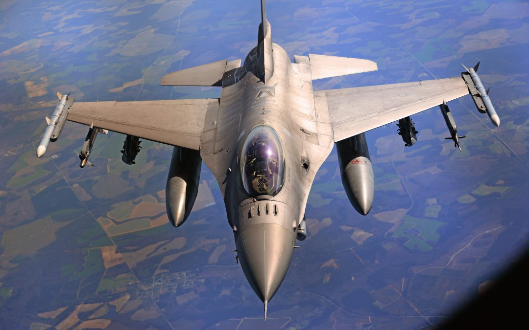 View of F16 from overhead