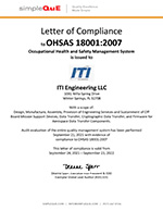 OHSAS 18001:2007 Compliance